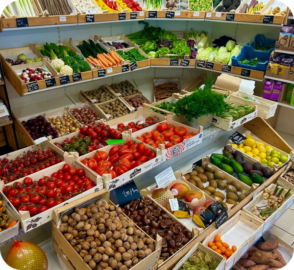 Frisches Obst und Gemüse im Sprouts Laden