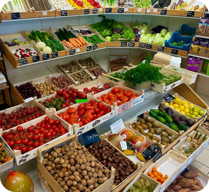 Frisches Obst und Gemüse im Sprouts Laden