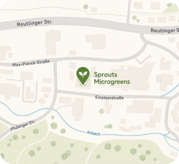 Karte zum Sprouts Laden